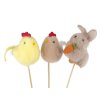 Zápich velikonoční kuřátko, zajíček (Balení 1 ks, Varianta 1 žlutá kuře)