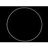 Kovový kruh svařený Ø71 cm lakovaný (Balení 1 ks, Varianta 2 černá)
