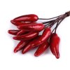 Umělé chilli papričky na drátku (Balení 12 ks, Varianta červená)