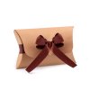 Dárková krabička s mašlí 6,5x11 cm (Balení 2 ks, Varianta hnědá přírodní)