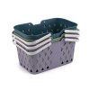 Plastový košík 18x28,5 cm (Balení 1 ks, Varianta 1 levandulová)