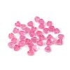 Plastové korálky srdce Ø8 mm (Balení 20 g, Varianta 7 transparent)