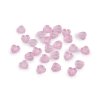 Plastové korálky srdce Ø8 mm (Balení 20 g, Varianta 7 transparent)