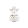 Porcelánový anděl svítící (Balení 1 ks, Varianta 1 bílá vločka)