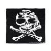 Bavlněný šátek lebka 70x70 cm (Balení 1 ks, Varianta černá)