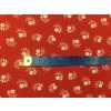 bavlnene platno bile kvitky s listky na cervene1