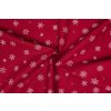 bavlnene platno ruzne vlocky na cervene