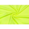 sportovni uplet pike 100 polyester zluty neon