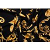 umele hedvabi silky zlate ornamenty na cerne