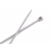 Rovné jehlice č. 3,5 (Balení 5 pár, Varianta 35 cm stříbrná)