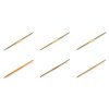 Oboustranný háček na háčkování vel. 1;2;3;4;5;6;7;8 (Balení 1 ks, Varianta 1-2 měděná světlá)