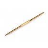 Oboustranný háček na háčkování vel. 1;2;3;4;5;6;7;8 (Balení 1 ks, Varianta 1-2 měděná světlá)