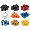 Brzdičky s dvěmi dírkami 20x20 mm (Balení 10 ks, Varianta 1 černá)