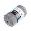 Pletací příze Macrame Cotton lurex 250 g (Balení 1 ks, Varianta 7 (743) starorůžová)