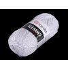 Pletací příze Elegance lurex 50 g (Balení 1 ks, Varianta 1 (101) bílá stříbrná)
