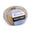 Pletací příze Pacific Chunky 100 g (Balení 1 ks, Varianta 5 (300) černá šedá světlá)
