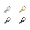 Kovová karabinka otočná, průvlek 4 mm (Balení 5 ks, Varianta 2 staromosaz)