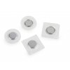 Skryté magnetické zapínání k našití Ø15 mm (Balení 10 pár, Varianta 4 transparent čtverec)