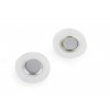 Skryté magnetické zapínání k našití Ø15 mm (Balení 10 pár, Varianta 4 transparent čtverec)