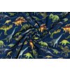 softshell zimni dinosauri na tmave modre