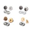 Magnetické zapínání Ø18 mm nikl (Balení 5 sada, Varianta 1 nikl)