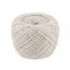 Bavlněná příze macrame Ø2-2,5 mm rozčesávací (Balení 1 ks, Varianta 3 režná)