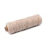 Bavlněná šňůra macrame Ø3 mm rozčesávací (Balení 50 m, Varianta 18 (35) béžová)