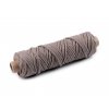 Bavlněná šňůra macrame Ø3 mm rozčesávací (Balení 50 m, Varianta 18 (35) béžová)