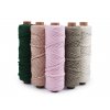 Bavlněná šňůra macrame Ø3 mm rozčesávací (Balení 50 m, Varianta 18 (35) béžová)