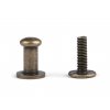 Sedlářský nýt šroubovací Ø6 mm (Balení 10 pár, Varianta 1 (9 mm) nikl)