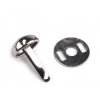Dvounožkový hřeb / kovové nožičky na kabelky Ø12 mm (Balení 10 sada, Varianta 1 nikl)