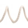 Bavlněná šňůra kroucená  Ø10 mm tuhá, macrame (Balení 1 m, Varianta 1 bílá)