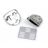 Sada zapínání na tašku 45x45 mm (Balení 5 sada, Varianta 1 nikl)