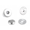 Magnetické zapínání Ø14 mm s nýtkem (Balení 200 sada, Varianta 2 nikl černý)