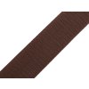 Popruh polypropylenový šíře 50 mm tloušťka 1 mm (Varianta 77 hnědá tmavá)