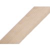 Hladký oboustranný popruh s leskem šíře 50 mm (Varianta 1 Off White)