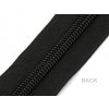 Zip spirálový krytý No 5 metráž reflexní (Balení 1 m, Varianta černá)