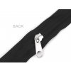 Zip stanový spirálový No 10 s oboustranným jezdcem délka 195 cm (Balení 1 ks, Varianta černá)