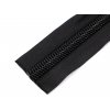 Zip stanový spirálový No 10 s oboustranným jezdcem délka 195 cm (Balení 1 ks, Varianta černá)