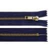 Kovový zip No 5 délka 12 cm (jeansový) (Balení 1 ks, Varianta 330 modrá tmavá)