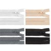 Kostěný zip No 5 délka 20 cm (Balení 1 ks, Varianta 322 černá)