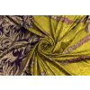 umele hedvabi silky ornamenty na fialove a limetkove1