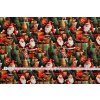 bavlnene platno santa claus metr