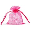 Dárkový pytlík 9x11 cm organza (Balení 10 ks, Varianta 13 růžová pink)