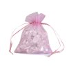 Dárkový pytlík 9x11 cm organza (Balení 10 ks, Varianta 13 růžová pink)