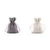 Dárkový pytlík 8,5x11 cm sametový (Balení 1 ks, Varianta 8 šedá)