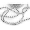 Perlový řetěz Ø4 mm (Balení 1 cívka, Varianta 2 stříbrná)
