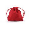Dárkový pytlík 8x8 cm textilní (Balení 1 ks, Varianta 5 červená)