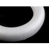 Věnec Ø35 cm polystyren seříznutý (Balení 1 ks, Varianta 2 (35 cm) bílá)