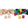 Dřevěné kostky 15x15 mm (Balení 20 ks, Varianta 2 multikolor)